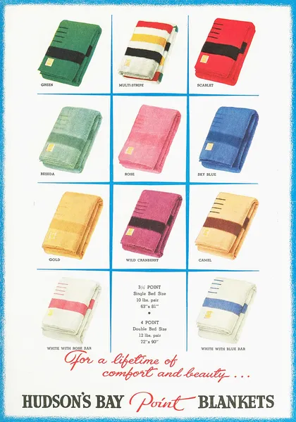 Hudson's Bay point blanket