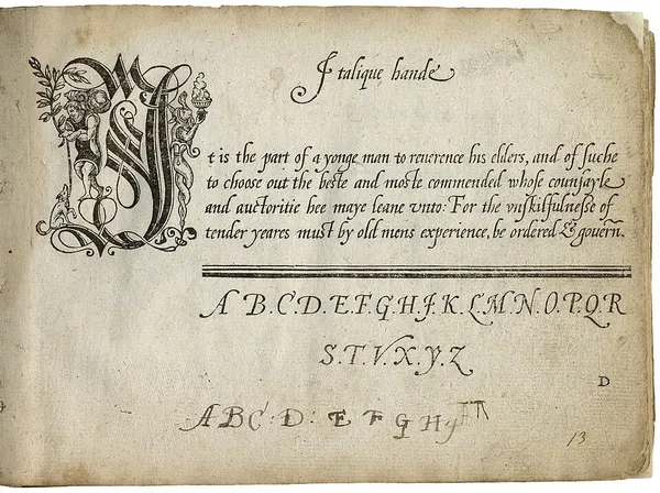 Italic script