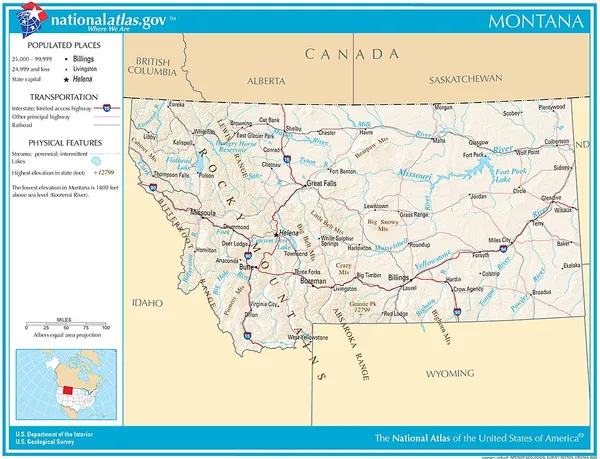 Geography of Montana