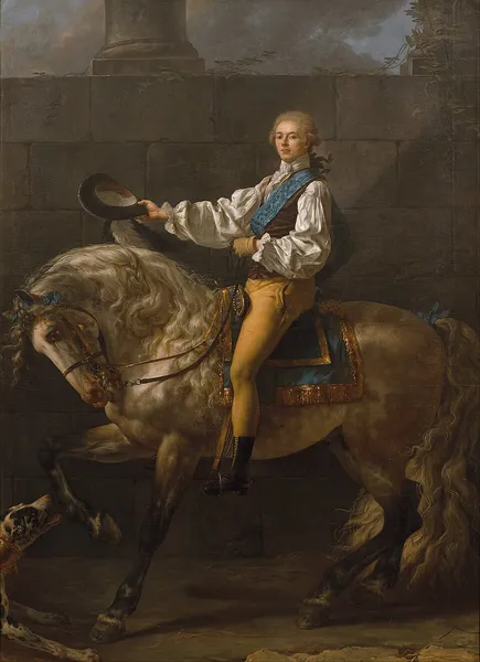 Equestrian Portrait of Count Stanislas Potocki