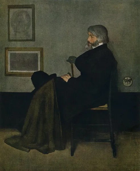 Arrangement in Grey and Black, No. 2: Portrait of Thomas Carlyle