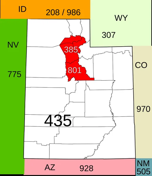 Area code 435