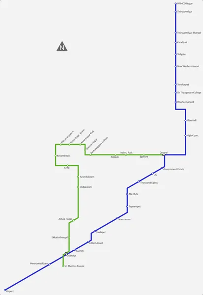 List of Chennai Metro stations
