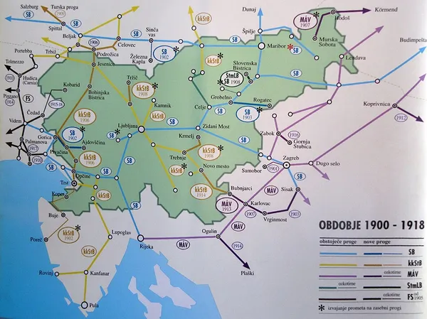 History of rail transport in Slovenia