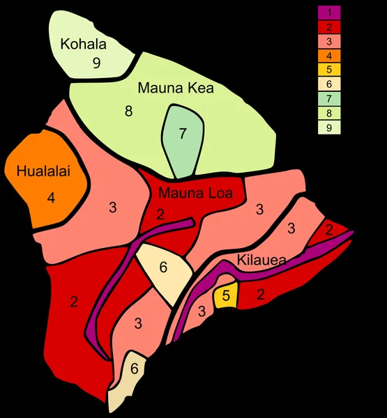 Lava-flow hazard zones