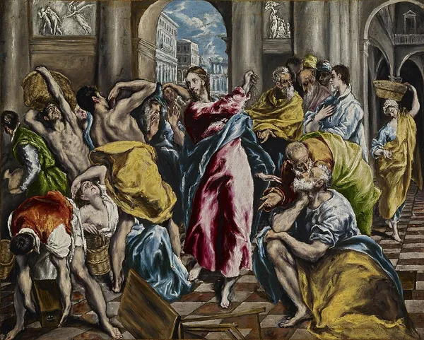 Christ Driving the Money Changers from the Temple (El Greco, New York)