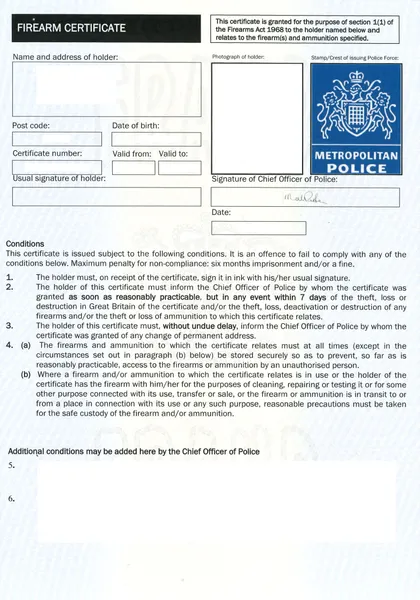 Firearms regulation in the United Kingdom