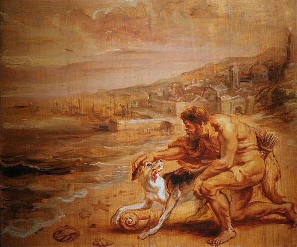 Hercules's Dog Discovers Purple Dye