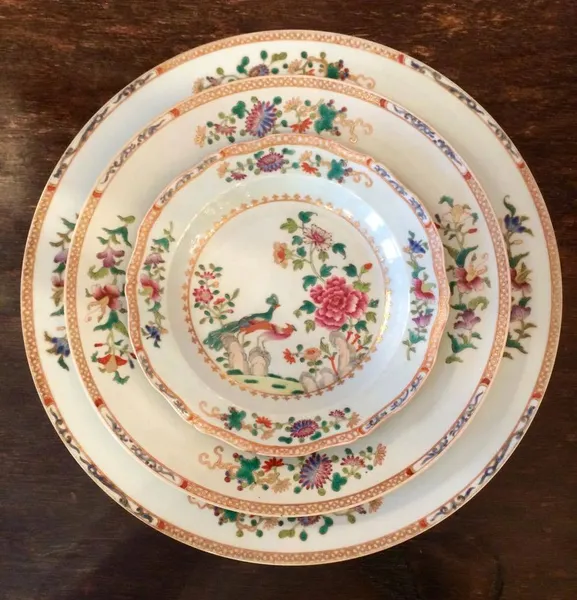 Double Peacock Dinner Service