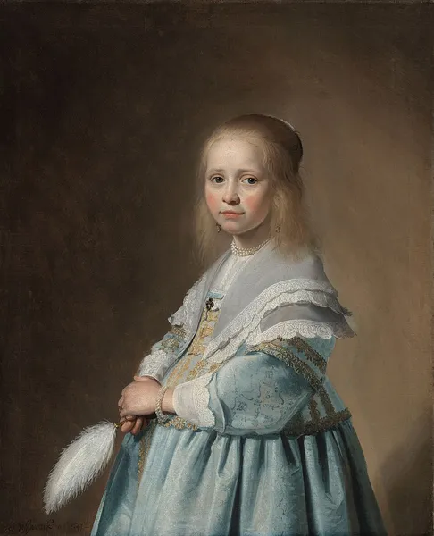 Girl in a Blue Dress