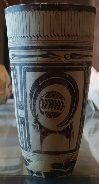 Bushel with ibex motifs