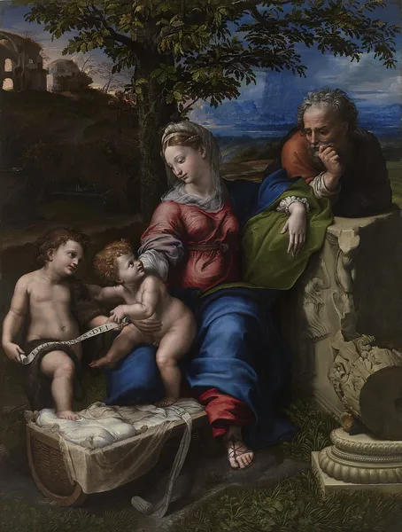 Holy Family under an Oak Tree