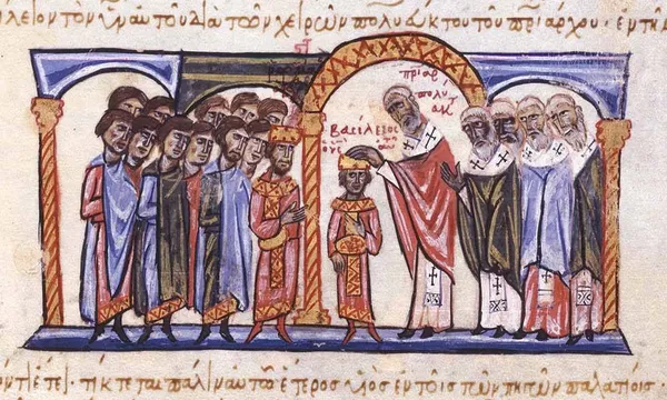 Coronation of the Byzantine emperor
