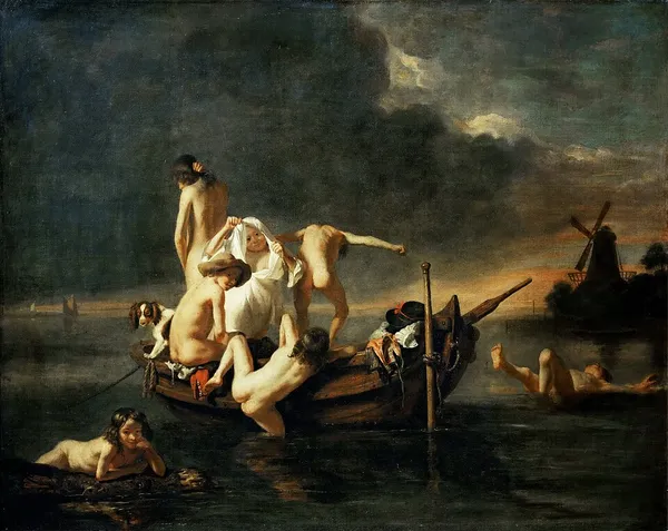 Bathing (painting)