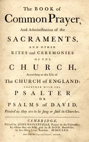 Book of Common Prayer (1662)