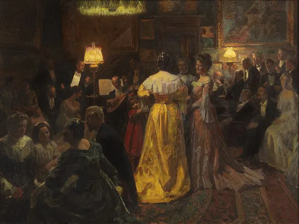 Evening Party in the Studio on Strandvejen