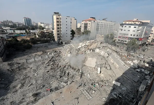 Israeli airstrikes on municipal services in the Gaza Strip