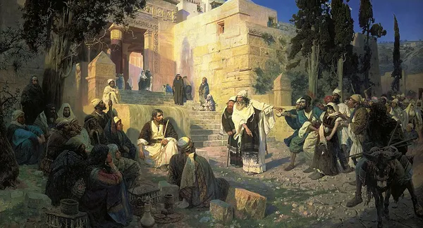 Christ and the Woman Taken in Adultery (Polenov)