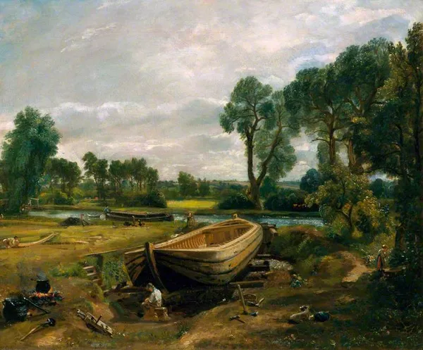 Boat-Building Near Flatford Mill
