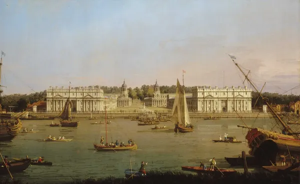 Greenwich Hospital from the North Bank of the Thames