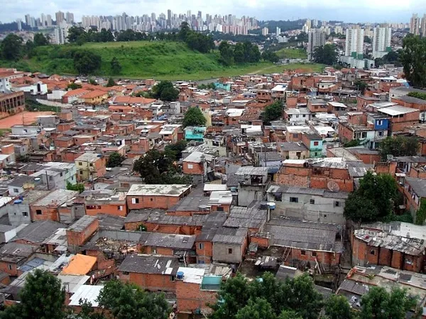 Favelas in the city of São Paulo