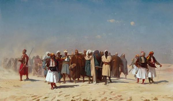 Egyptian Recruits Crossing the Desert